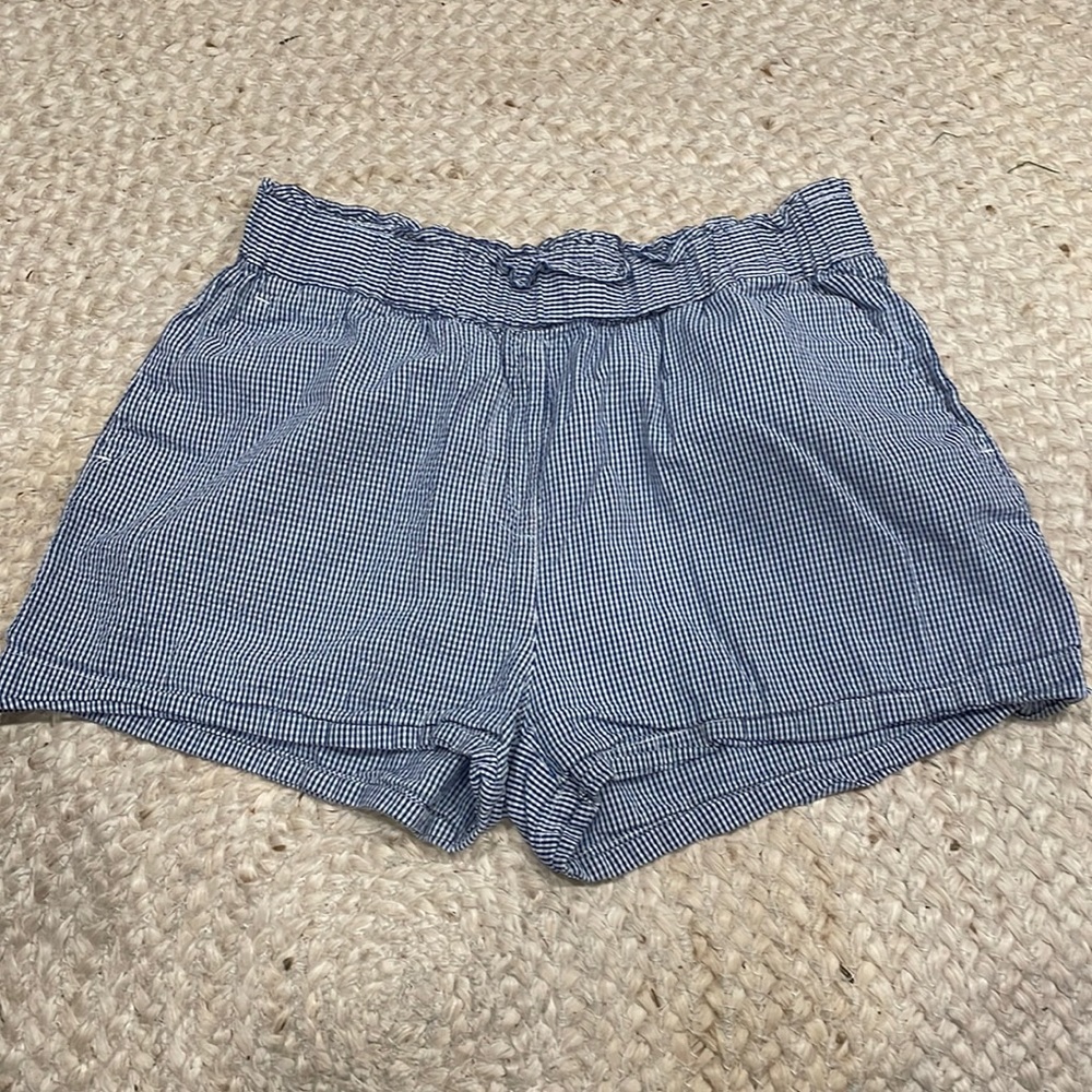 CREWCUTS 100% Cotton Gingham Shorts Girls size 14